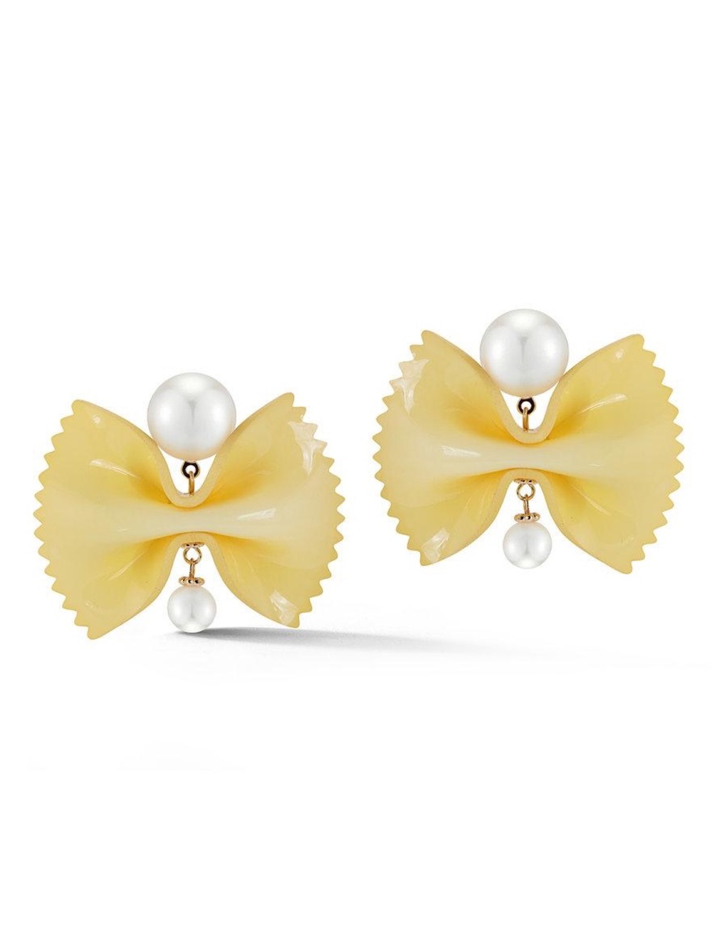 Chefanie Farafalle Pasta Earrings